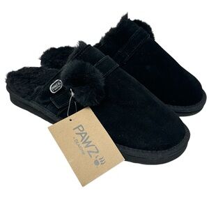 NEW Bearpaw Ryleigh Black Slipper Slide Mule Shoes Size 13 PAWZ